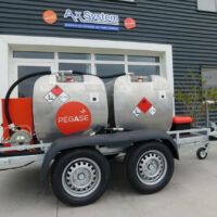 Remorque Pegase carburant aviation 900 litres