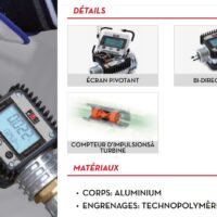 Volucompteur PIUSI K24 ATEX -F00408X00-Compteur-k24-essence-sp95-sp98-atex-piusi