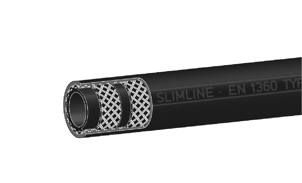 Tuyau Flexible Essence 1 Mètre – Diamètre 5/8,2 Mm, Résistant à L'Essence | Qualité Allemande Bleu Transparent