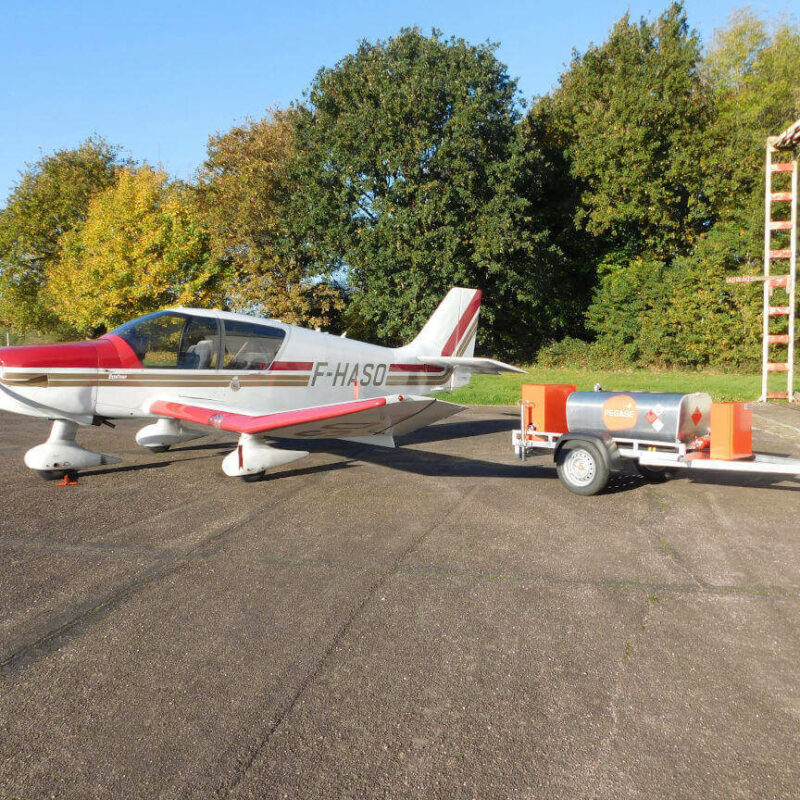 Remorque RFF320 ouverte réalisée par Pegase Carburant