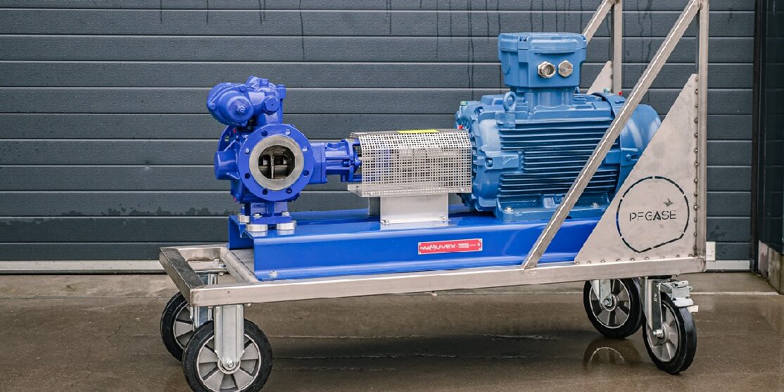 Distribution de carburant sur-mesure Pompe-palettes-grand-debit-sur-mesure-PEGASE-ATEX-carburant-transfert-distribution