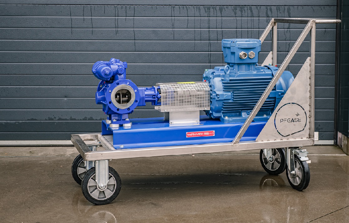 Distribution de carburant sur-mesure Pompe-palettes-grand-debit-sur-mesure-PEGASE-ATEX-carburant-transfert-distribution