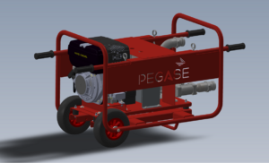 Pompe-termique-diesel-carburant-eau-cenrifuge-sur-mesure-chassis-trolley-roues-deplacable