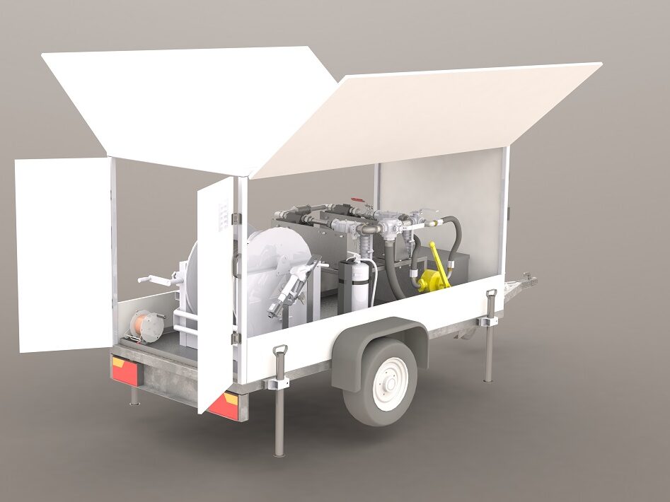 Remorque-transfert-JET-A1-ATEX-kerosene-avitailleur-aéroport