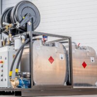 Cuve-transport-500L-huile-moteur-hyfraulique-enrouleur-pompe